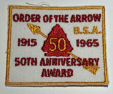1960 OA 50th Anniversary Award Patch  Boy Scout  MC5 picture