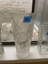 Large.Beautiful crystal vase. Antique. 10” tall.  picture