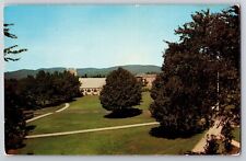 East Northfield MA-Massachusetts, Russell Sage Chapel, Vintage c1953 Postcard picture