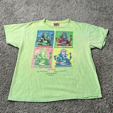 Yak Yeti Disney Animal Kingdom T Shirt Neon Green Ganesha Y2k Asian Rare Medium picture
