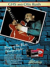 Otis Rush - GHS Strings - 1993 Print Advertisement picture