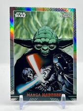 2023 Topps Star Wars Chrome Manga Madness #MM-10 Luke Skywalker Vader Yoda picture