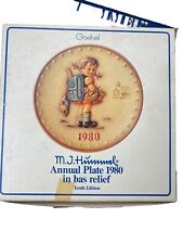 1980 Vintage M.J. Hummel Annual Plate in Original Box picture