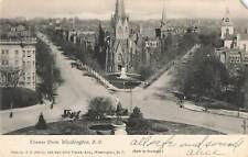 Vintage Postcard Northward Aerial View, Thomas Circle, Washington D.C. 1907 picture