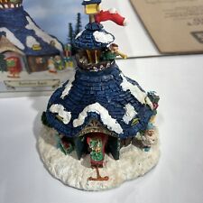 Santa’s Town at the North Pole reindeer barn, Elves Christmas Village picture