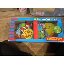 Dr. Seuss - The Cat in the Hat - Bookend Set New In Box picture