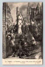 CPA Joan of Arc Painting, Jeanne d'Arc Burned at the Stake Rouen France Postcard picture