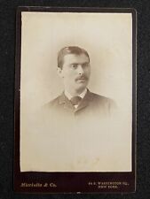 New York City NY Handsome Man Antique Cabinet Photo picture
