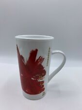 Starbucks 2014 Christmas Holiday Coffee Mug Cup Gold Red Starburst 16 fl oz. picture
