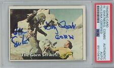 William Shatner Gary Combs 1976 Topps Star Trek Dual Auto Autograph PSA picture