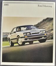 1985 Ford Mustang Brochure SVO Coupe Turbo LX GT Convertible Excellent Original picture