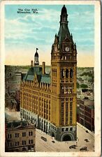 Milwaukee WI The City Hall Kropp Wisconsin Antique Postcard Vintage Post Card picture