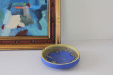 Stunning Marcello FANTONI Large Modern Tray in Blue & Yellow Gambone Eames 1950s picture