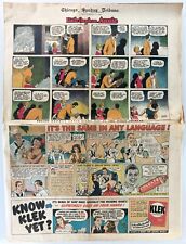 Sept 15 1940 Sunday Comic Strips Little Orphan Annie Gasoline Alley Half Page picture