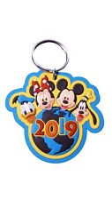 DISNEY MICKEY MINNIE MOUSE PLUTO DONALD DUCK GOOFY 2019 RUBBER SILICONE KEYCHAIN picture