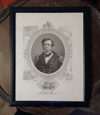 1863 Framed Civil War Portrait Of Rear Admiral A.H. Foote picture