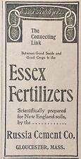 1896 AD.(XH49)~RUSSIA CEMENT CO. GLOUCESTER, MASS. ESSEX FERTILIZERS picture