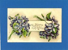 Antique Birthday Greetings Postcard - International Art Publishing Co. picture