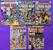Huge Lot Of 5 The Invincible Iron Man Vtg Comic Books 61 82 96 99 148 Key Fine picture