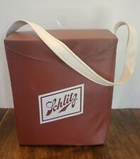 Vintage Schlitz  Beer That Made Milwaukee Famous Lunchbox Cooler Tackle Bait Box picture