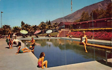 Postcard CA: Pool, Gilman Hot Springs Resort Hotel, Gilman Hot Springs, 1950s picture