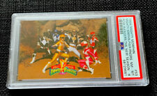 MIGHTY MORPHIN POWER RANGERS RARE 1994 Power Team Card POP 1 PSA 8 picture