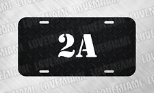 2A Second Amendment nra Ammo Ak47 AR15 Gun License Plate Auto Car Tag  picture