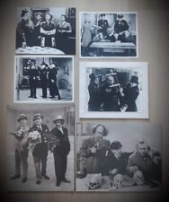lot of 6 vtg Three Stooges Honeymooners black & white Sepia photos 11x14 10x8 picture