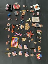 American Flag Pins Buttons Jewelery 50 pcs Collectoion picture