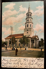 Vintage Postcard 1907 St. Michael's Anglican Church, Charleston, South Carolina picture