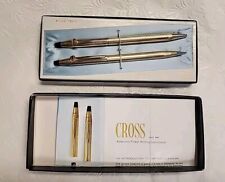 Vintage Gold Cross TWA Pen And Mechanical Pencil Set picture