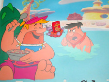 FLINTSTONES FRUITY PEBBLES CEREAL Hanna-Barbera ORIGINAL PRODUCTION CEL picture