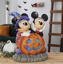 Disney Mickey And Minnie Pumpkin Greeter picture