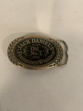 Vntg Brass Jack Daniel’s Belt Buckle Old No. 7 Tennessee Whiskey See Photos RARE picture