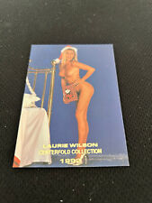LAURIE WILSON ROOKIE 1992 INFINITY PROMO CENTERFOLD COLLECTION TRADING CARDS picture