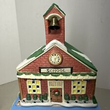 Dickensville Collectibles Porcelain Lighted House Christmas School picture