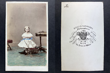 Hills & Saunders, Eton, Princess Victoria of Prussia Vintage cdv albumen print. picture
