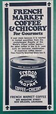 1970 VINTAGE AD French Market Coffee “for Gourmets”  4” x 2” Promo Art picture