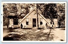 Helenwood TN Postcard RPPC Photo Cottage The Glass House Cline c1940's Vintage picture