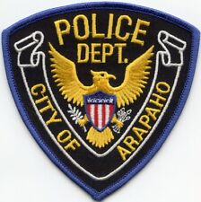 old style ARAPAHO OKLAHOMA OK POLICE PATCH picture