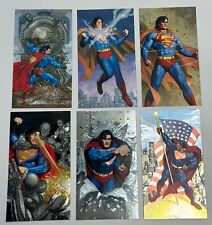 1994 SkyBox Superman Man of Steel Platinum Series Spectra-Etch Complete Set S1-6 picture