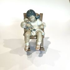 Lladró Naptime Figurine #5448 Early Backstamp 1987-89, Retired 2004, No Box picture