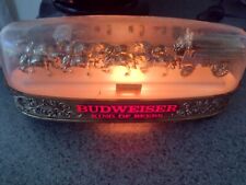 Vintage Budweiser Clydesdales Horse Wagon Cash Register Light Beer Display picture