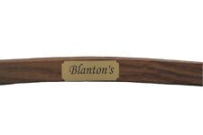 Blanton's Bourbon Cork Display Center Oak Barrel Half Stave, Blantons Name Plate picture
