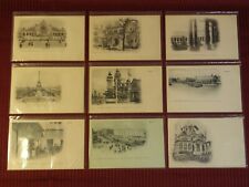 Postcards Lot of 9 Universal Exposition Universelle 1900 Paris France All Unused picture