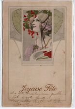 CPA CPA ART NOUVEAU WOMEN Illustrator MUCH Style picture