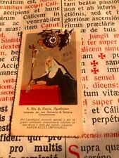 RARE LOT RELICS / EX-VOTO St Rita : Sacre heart & Silver cherub - P.G.R. Cascia picture