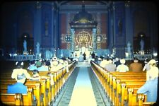 Vtg 50's Amateur 35mm Slide Photo Unknown Church ? Wedding picture