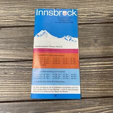 Vintage Innsbruck XII Olympische Winterspiele Tirol Austria Pamphlet Brochure picture