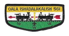 BSA LODGE 561 OALA ISHADALAKALISH ORDEAL BLACK BORDER ISSUE S-12b MINT FLAP picture